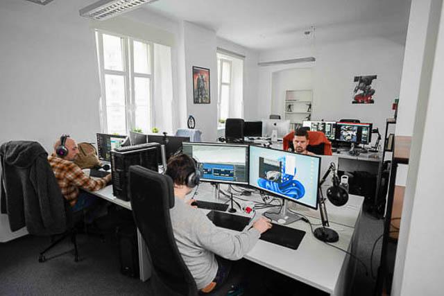 Mighty Koi - Interiors of the Lublin office, including 3d scanner