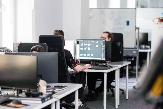 Mighty Koi - Interiors of the Lublin office, including 3d scanner