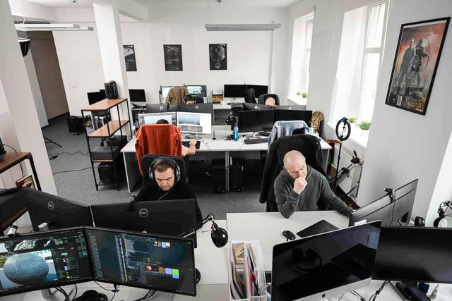 Mighty Koi - Interiors of the Lublin office, including 3d scanner